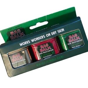 Bag Balm Skin Moisturizer Original 1 oz Tins 3 Pack Vermonts Original Salve